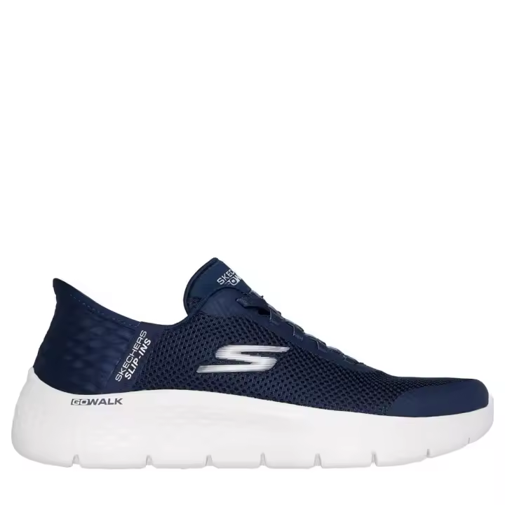 Skechers Deportiva Mujer SLIP-INS GO WALK FLEX - GRAND ENTRY Azul Tejido Knit Strech Fit - 1