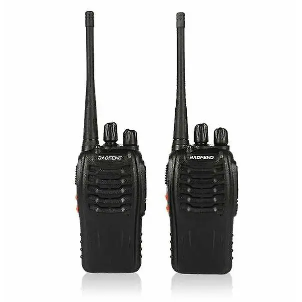 2X Walkie Talkie Bf-888s de Mano de Dos vías de Radio 5W Uhf 400-470MHz Recargable - 1