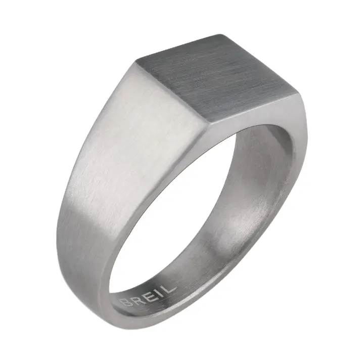 BREIL Colección GRITTY, Anillo Hombre en Acero, Ideas de Regalos para Hombre - 1