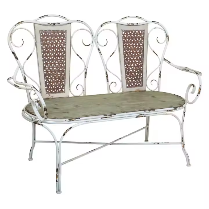 Banco de metal 129x56.5x95h cm - 1
