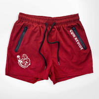 Shorts De Verano Para Hombre Con Estampado Secado Rápido Y Bolsillos Laterales Zipper Diseño Para Correr Baloncesto Entrenamiento En Gimnasio - details 8