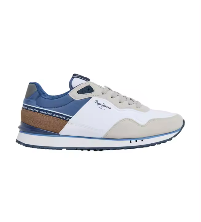 Pepe Jeans | Zapatillas de Piel London Seal blanco - 1