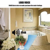 Detector De Fugas De Agua Inalámbrico Con Sensor Y Alarma De 90dB Batería Independiente DC9V Para Casa Y Cocina - details 5