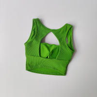 Sudadera Deportiva Para Mujer Push up Fitness Yoga Transpirable Running Vest Gimnasio Wear Top Tubo Bra Female Deporte Top - details 4