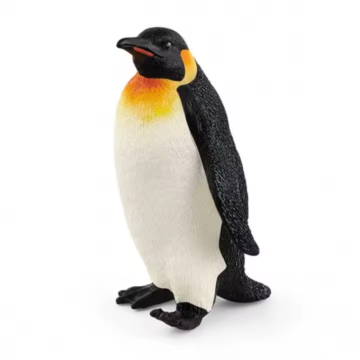 Schleich Figura Pingüino Emperador Realista - Colección WILD LIFE - Juguete Educativo para Niños - 1