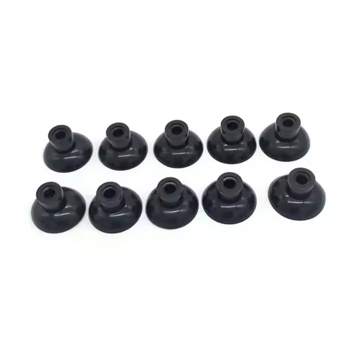 10Pcs Soporte De Tubo De Aire Para Acuario Con Ventosa Transparente Y Negra Accesorios Para Bomba De Oxígeno Clip De Fijación Para Tanque De Peces - 1