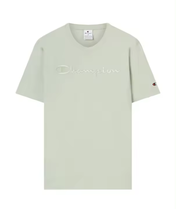 Camiseta Men Manga Corta Champion 0273 V25 Verde Chccmv2573Bd - 1