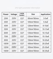 Lámpara LED E27 De 20/30/40/60/100W En Blanco Ahorro De Energía Forma UFO Para Sala De Estar Y Dormitorio AC220V - details 8