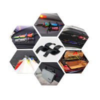 Clip De Umbrella Para Coche Negro Organizador Interior Accesorios De Alta Calidad ABS Ancho 6cm Longitud 18.5cm - details 2