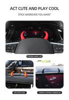 2Pcs Decoración De Cuerno Diabólico Para Casco De Motocicleta Pegatinas De Estilo Para Coche Y Bicicleta Eléctrica Multicolor Accesorios De Casco De Motocicleta - details 1