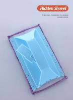 Cepillo De Limpieza Para Ralladuras De Ventanas Plegable Herramienta De Limpieza Para Ralladuras De Puertas Deslizantes Y Polvo De Mesas Material Ecológico Plástico - details 4