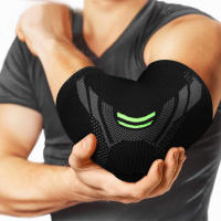 Coderas deportivas de punto para ejercicio, levantamiento de pesas y almohadillas de alivio para apoyar la tendinitis - details 1