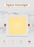 Benexmart Downlight LED Inteligente 15W WiFi Zigbee Luz De Techo Recubierta Cuadrada Controlable Con Tuya Alexa Google Home RGBCW - details 0