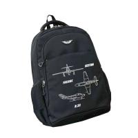 Mochila de Nailon EILV  (mod. 52317) Dimensiones 48x30x18 cm, espalda acolchada con tejido transpirable, impermeable, resistente. - details 0