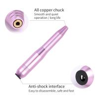 Kit De Lima de uñas profesional Eléctrica compacta para uñas acrílicas, uñas de gel, herramientas de Pulido de manicura y pedicura (Rosa estándar) - details 2