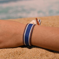 10Pcs/Lot Pulseras De Amistad Para Mujeres Y Hombres Verano Playa Bohemio Tejidas Con Encanto Para Niñas Pulseras De Yarn Sin Cierre Metálico - details 3