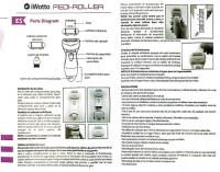 Pedi-roller para callos iWotto - Lima de pies con rodillo eléctrico - details 3