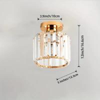 Lámpara De Techo Moderna Con Abrazo De Cristal Para Decoración De Habitaciones Y Salones LED Iluminación Suave Y Eficaz Para Dormitorio Estudio Y Foyer - details 10