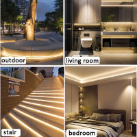 Tira De Luz LED COB Flexible Y Impermeable Alta Brillo 220V Para Iluminación De Cocina Dormitorio Exterior 3000K 6000K - details 8