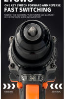 LYUWO Taladro Eléctrico Inalámbrico De 16.8V Con Rosca Auto-Desbloqueable Torque Ajustable 21+1 Velocidades 2 Speed Herramienta Eléctrica - details 9