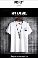 Camiseta Para Hombre 2022 Nueva Moda Fitness Blanca O-Neck Talla Oversize S-6XL Camiseta Casual De Verano Manga Corta Cuidado Con Químicos - details 1