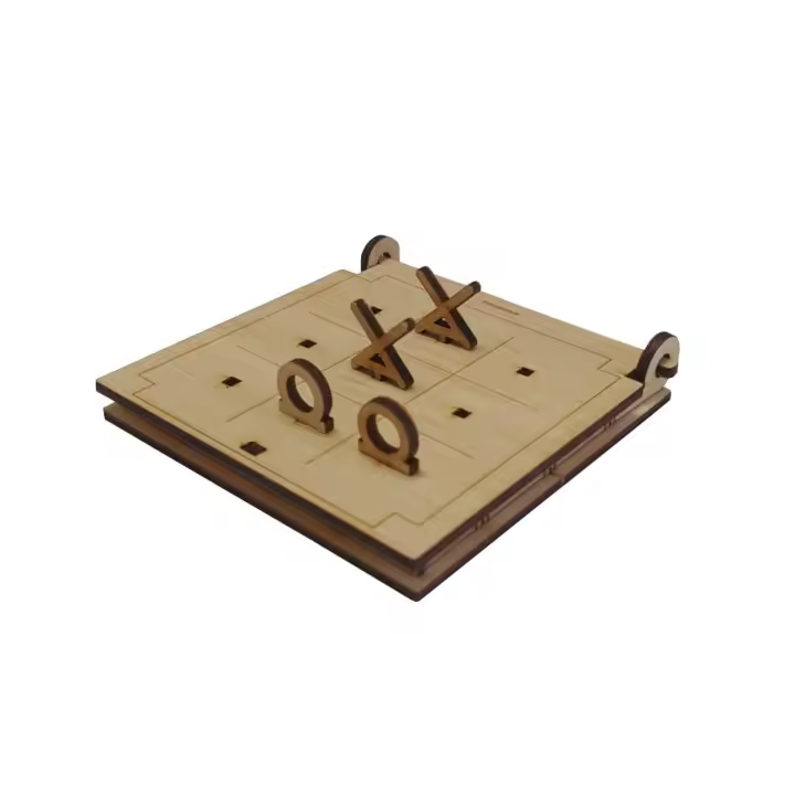 Juego de madera "Tres en raya" marca Keranova - 1