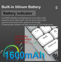 Teclado Mecánico De Juego E-YOOSO Z84 Slim Con Bluetooth 5.0 Y Cable USB 2.4G 84 Teclas Para PC Laptop Compatible Con Tablet - details 7