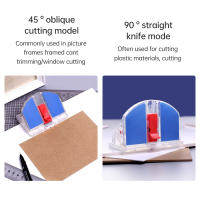 Cortadora De Papel Aibecy Trimmer De Escritorio Soporte De Superficie Inclinada a 45° O Plana a 90° Con Diseño De Bloqueo De Seguridad Para Manualidades Y Fotos - details 1