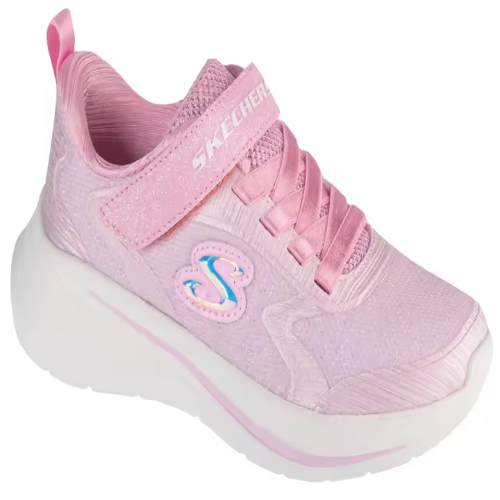 Skechers Zapatillas Sin Cordones Wave 92 Rosa Niña - 1
