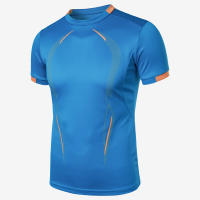 Camiseta De Deporte Para Hombres Verano Transpirable Secado Rápido Manga Corta Moda Deportiva Sin Capucha Cuidado Manual - details 14