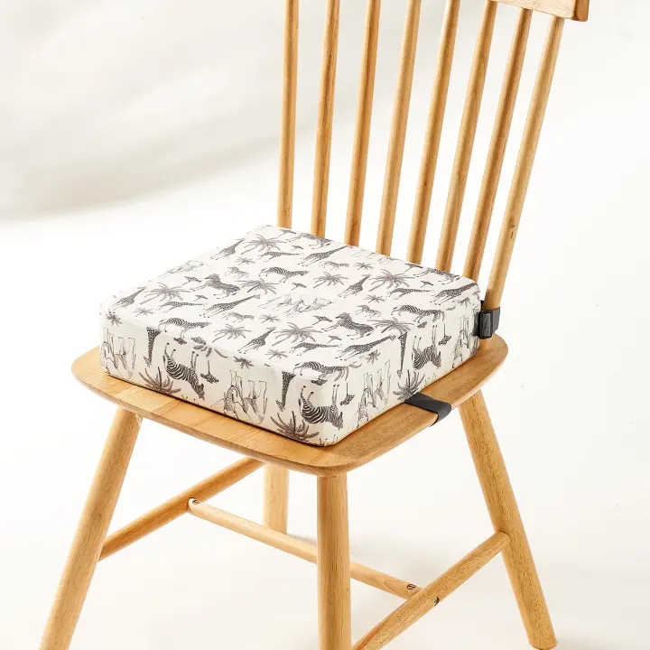 Asiento Ajustable Para Niños INSULAR Almohadilla De Apoyo Para Comedor Con Enchufe Removible Y Seguridad Para Bebés Adaptado Para Edades 7-12m Hasta 13-24m Material De Muebles Padded Floral Unisex - 1