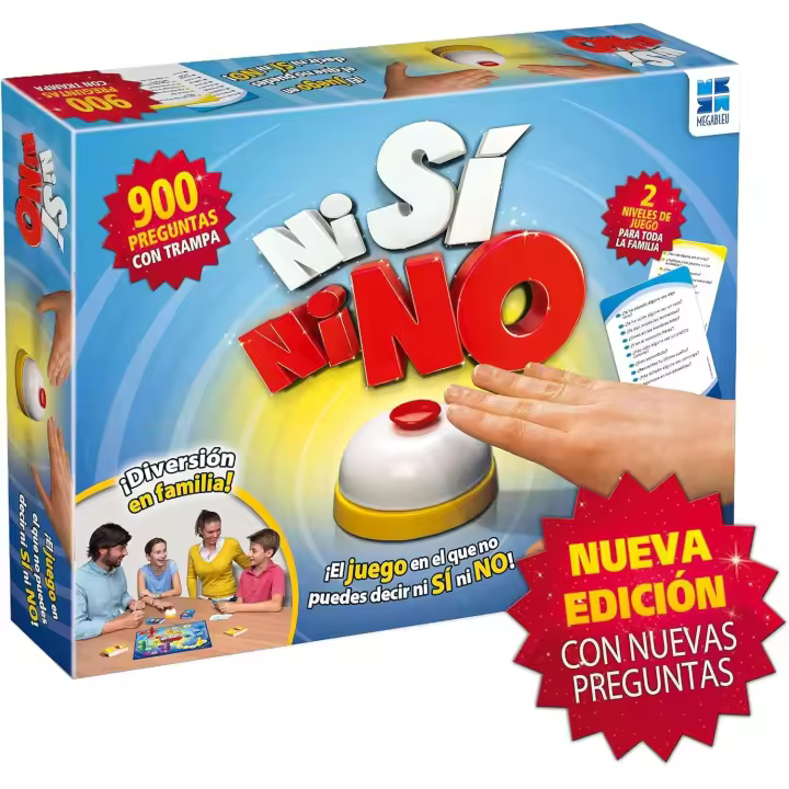 Ni Si Ni No Juego De Mesa Familiar, Juegos De Mesa Para Niños 7 Años O Más, 900 Preguntas Trampa - 1