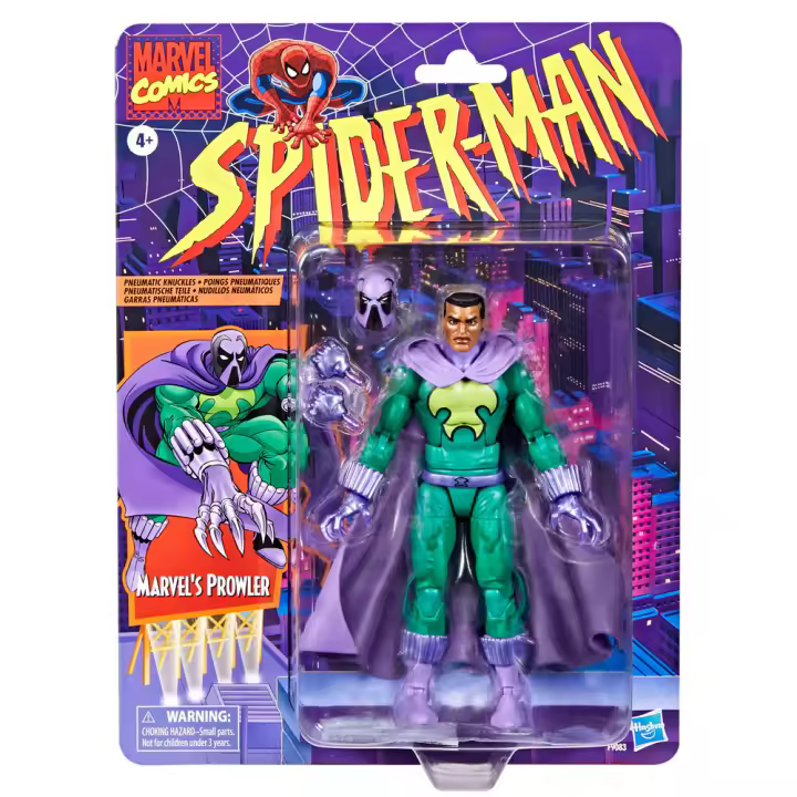 Figura Marvel Prowler Spiderman Marvel 15cmFigura  Coleccionable - Idea de Regalo- Mercancia Oficial - Juguetes para Niños y Adultos - Movies Fans - Muñeco para Coleccionistas y Exposición - 1