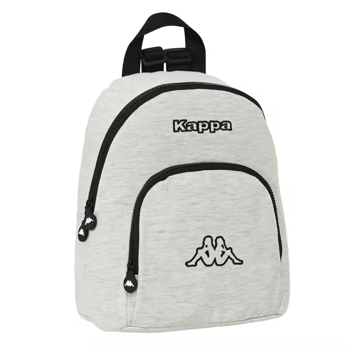 MINI MOCHILA KAPPA "GREY KNIT" - 1