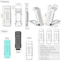 Nueva luz con clip para libro, marcador de libros, luz con carga USB, lámpara de mesa con clip portátil, protección para los ojos, mini luz LED para tarjetas. - details 4
