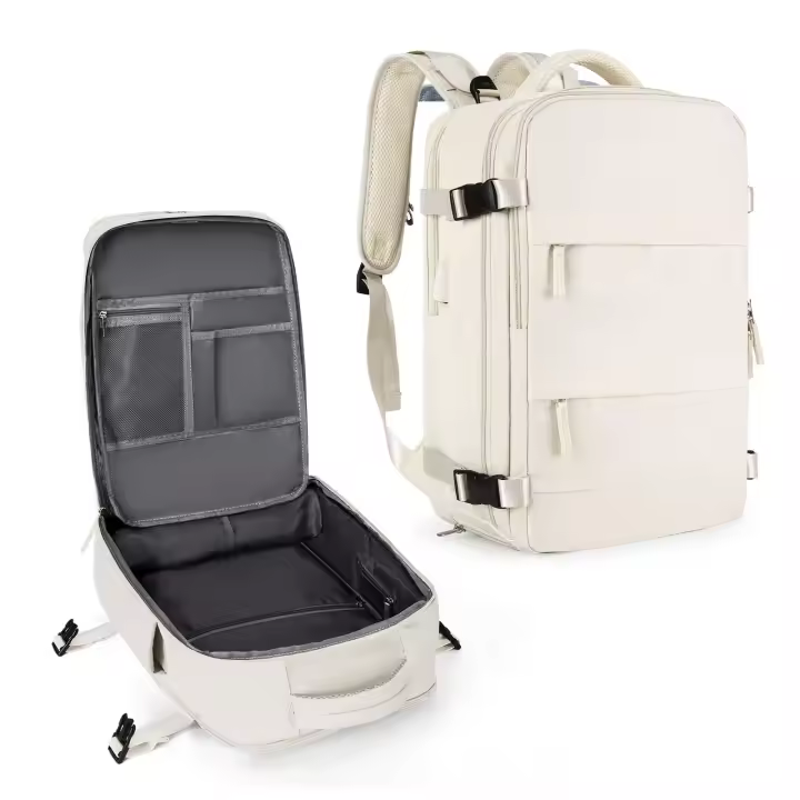 Mochara Viaje Cabin Avion45 * 31*20 para Ryanair, Maletas de viaje avion cabin Bolsa de Cabina para EasyJet Equipaje de Mano Cabina Avion Mochila de Senderismo - 1