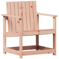 vidaXL Silla de jardín madera maciza de pino 62x56x77 cm Pino natural, Pino blanco, Douglas natural Conjunto Terraza Muebles Jardín Exterior Juego de Muebles de jardín Mueble Jardín Exterior Muebles de Salon Exterior - details 2
