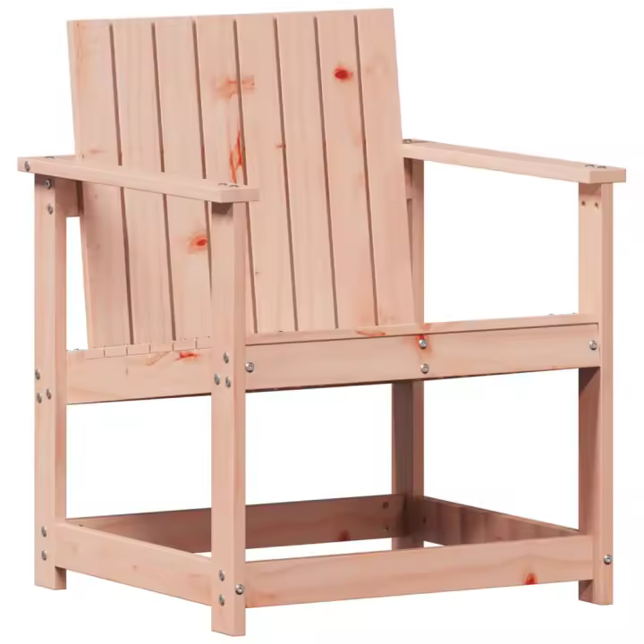 vidaXL Silla de jardín madera maciza de pino 62x56x77 cm Pino natural, Pino blanco, Douglas natural Conjunto Terraza Muebles Jardín Exterior Juego de Muebles de jardín Mueble Jardín Exterior Muebles de Salon Exterior - 1
