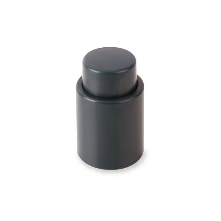 Tapón color negro automático de vacío para preservar el vino - Conserva la frescura de tus vinos con este práctico tapón automático de vacío - 1
