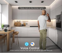 Tira De Luz LED COB ZigBee Inteligente Compatible Con Tuya Alexa Con Controlador Dimmer Wifi USB 5V Para Decoración De Habitaciones Cocinas - details 6