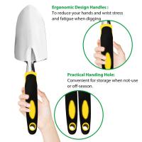 Juego De Herramientas De Jardín 4 Piezas Con Pájaro, Cultivador, Rascador De Mano Y Trowel De Transplante Guantes Para Rascar Y Suavizar La Tierra - details 3