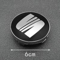 4 unids 56mm 60mm Coche Centro de Rueda Hub Cap Rim cubierta emblema Adhesivos Accesorios para Seat Ibiza 6J 6L FR Ateca Altea XL Leon 2 Leon - details 2