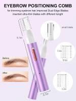 Recortador de Vello nasal para Mujer, Profesional, indoloro, para nariz y Orejas, Eléctrico - details 2