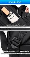 Mochila De Negocios FENRUIEN Para Hombres Con Carga USB Impermeable 35L Multibolsillos Para Viajes Y Computadora - details 17