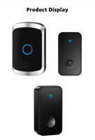 Timbre De Puerta Inalámbrico Impermeable Y Autoalimentado Para Hogar Sin Batería Con Sonido De Aviso 150M Receptor Remoto Bell - details 16