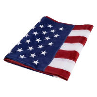 Bandera Estelar De Estrellas Y Pabellón Americano De Poliéster Con Encaje Decoración Patriótica Para Jardín Y Casa Resistente Al Clima Con Ganchos Para Palas Exterior - details 8