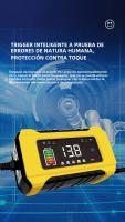 Cargador De Batería De Coche Automático 12V 6A Pantalla Color Inteligente Reparación Pulso Para AGM GEL WET Celdas De Ácido Plomo LCD - details 6
