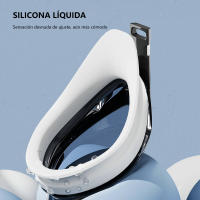 Gafas de Natación Antivaho de Diseño Bicolor Fashion，Gafas de natación expertas: Lentes de alta definición con tratamiento anti-niebla de larga duración, marco grande ergonómico para máxima adherencia - details 3