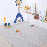 Alfombra De Piso De Espuma Con Patrón De Madera Superiormente Suave Y Duradera Para Área De Juego De Bebé Y Dormitorio 30*30cm Unisex - details 3