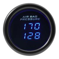 52mm Coche medidor de presión Aire Azul LED Boost Tres Pantalla digital 220psi Air Ride suspensión con 3 unids 1/8npt Sensores - details 0